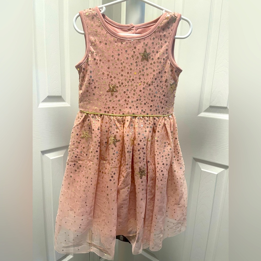 Girls Sequined Sleeveless Fashion Dress Size 4